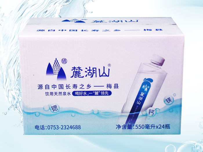 麓湖山飲用天然泉水550mlx24瓶